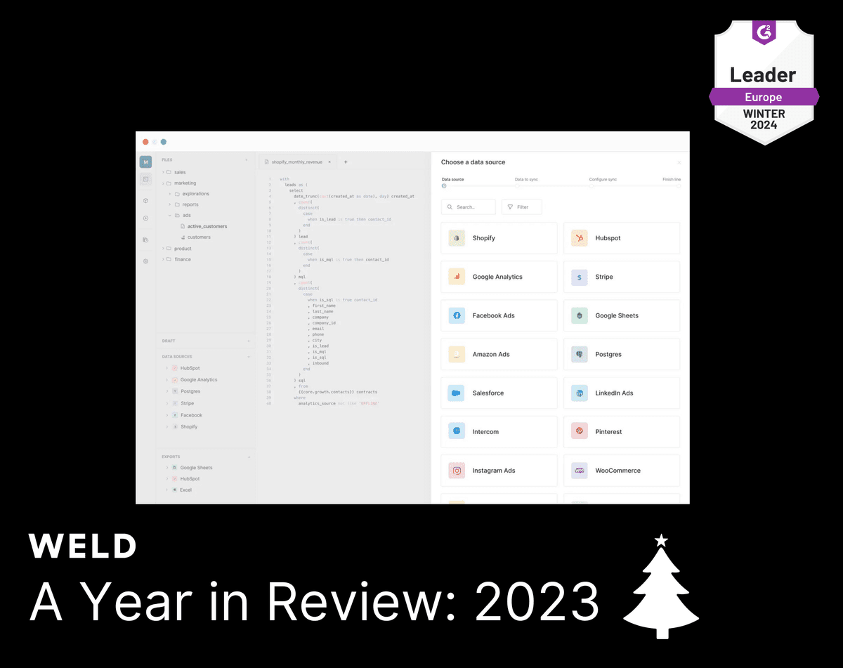 A Year in Review: Weld's Journey in 2023 image